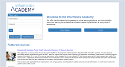 Desktop Screenshot of informaticsacademy.org